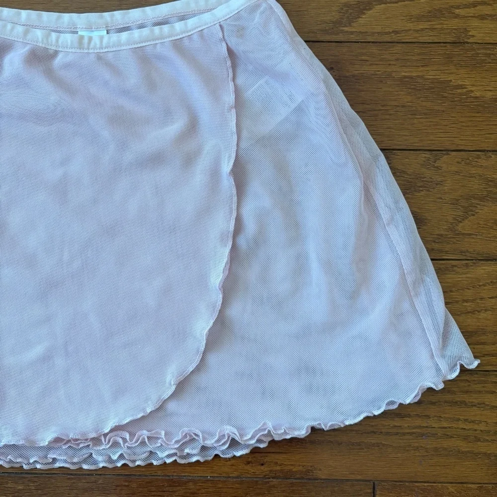 NWOT Girls Old Navy Active Leotard Mesh Skirt Coord Set Pink 8 Ballet Dance Tutu